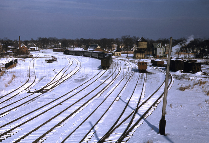 Passenger Train in Middleboro, Massachusetts