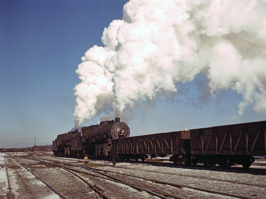 Double-headed Steam on the C&NW