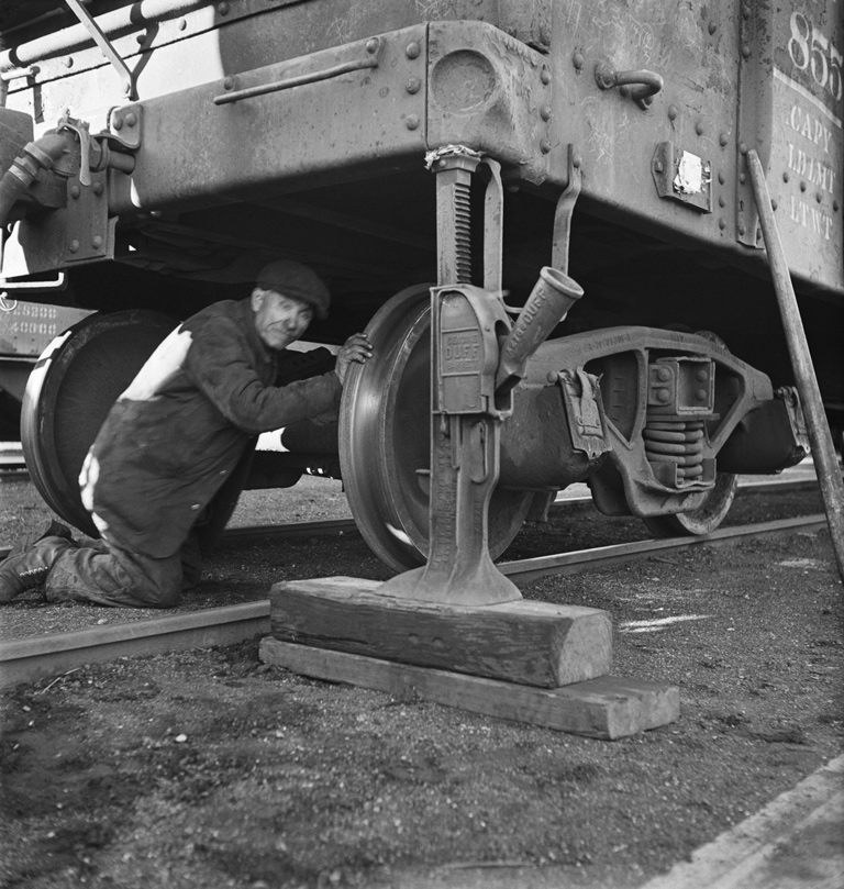 Jacking Up a Freight Car