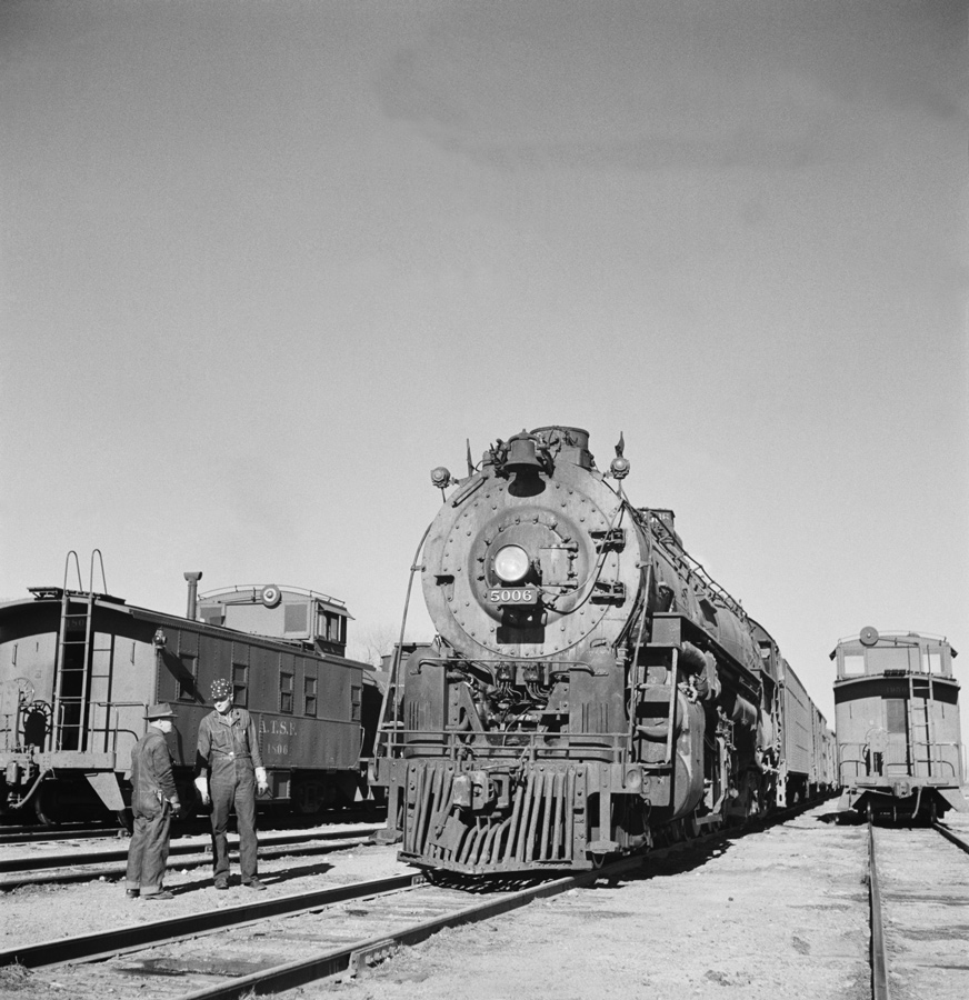 Eastbound Train About to Depart