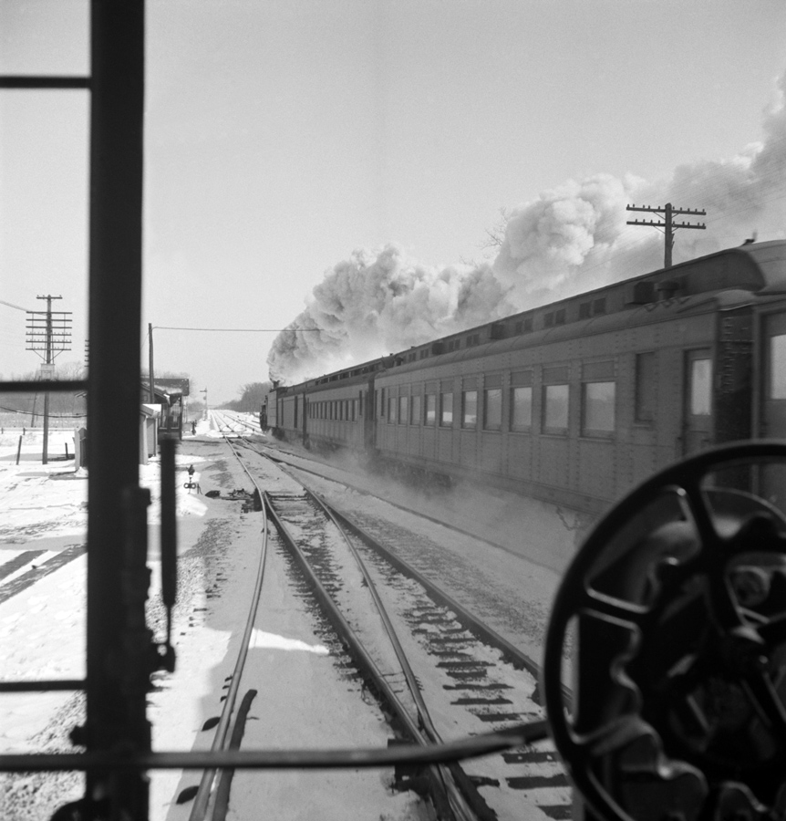 Eastbound Passenger Train Flying By